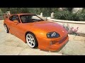 Toyota Supra JZA80 для GTA 5 видео 5