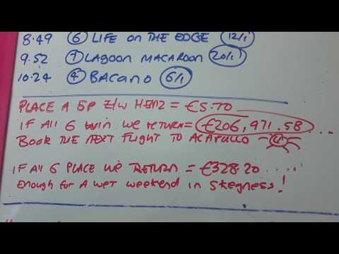 Heinz bet Gulfstream - 5 pence stake returns £206.971.58 - Horse racing tips