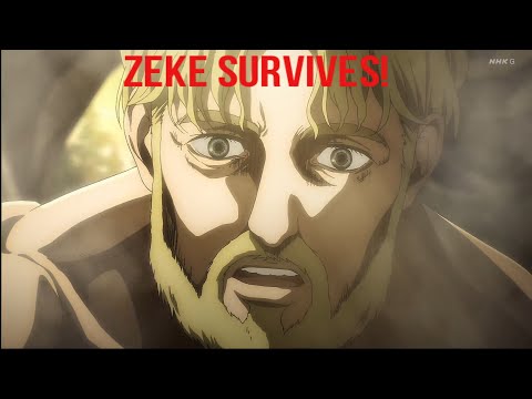 Zeke Survives and Gets Restored By Ymir! - Attack on Titan Season 4 Part 2