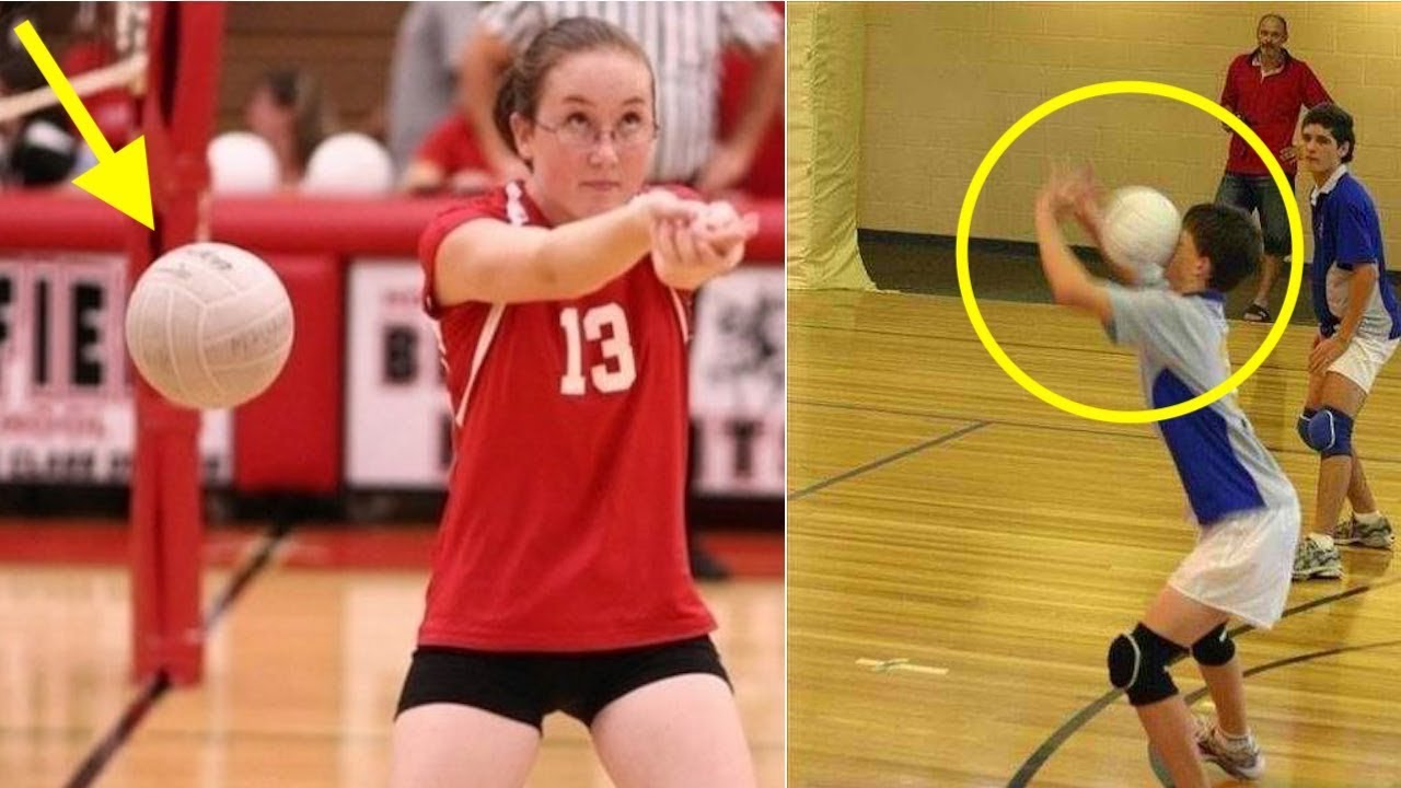 【バレーボール】思わずクスッとくる可愛いキッズプレイヤー【珍プレー】Funniest Kids Fails Volleyball