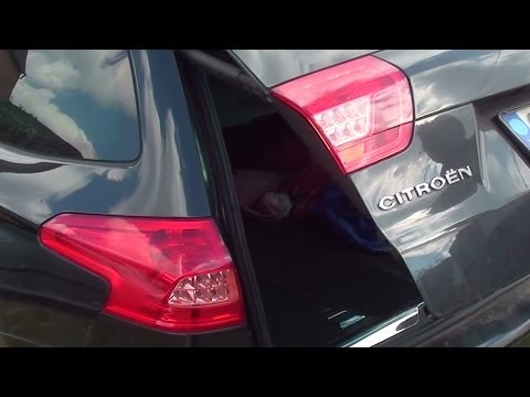 Citroen C5 Tourer Kofferraum Rücklicht ausbauen bzw. Glühbirne wechseln
