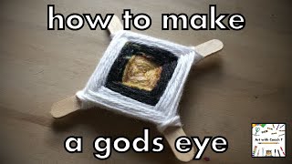 How to Make a God's eye | Step by Step | Art for Kids