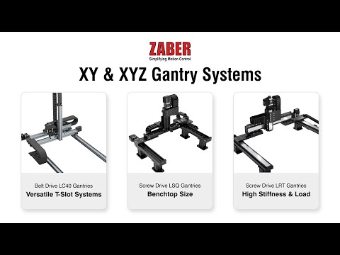 Plug-and-Play XY & XYZ Gantry Systems