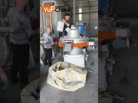 YuFChina Pellet Mill test before delivery