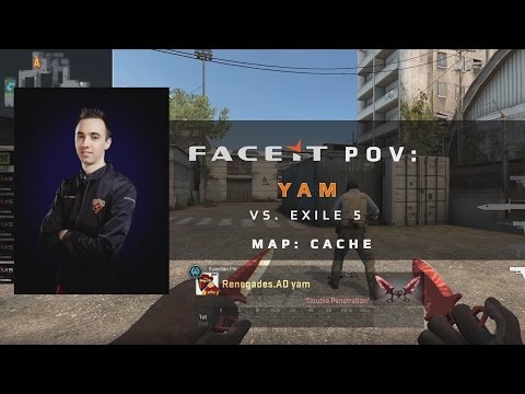 FACEIT POV: Yam vs Exile5 on Cache (FACEIT League Stage 3)