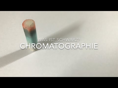 Was ist schwarz? Chromatographie für Kinder erklärt