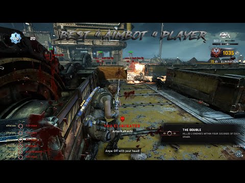 Gears 5 - xHelios "Aimbot" INSANE Sniper & Gnasher