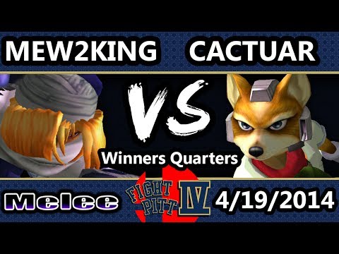 Fight Pitt IV - Mew2King (Sheik) Vs. Cactuar (Fox) - Winners Quarters