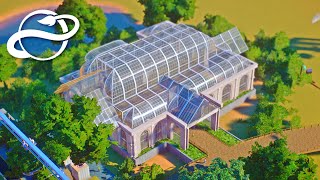 #12 巨大な温室！オオフラミンゴの飼育エリア  外装の制作【Planet Zoo・建築実況】