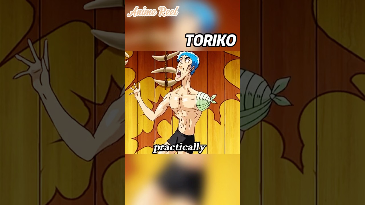 A man has to keep eating constantly to avoid becoming a dried-up corpse.#shorts #toriko#cartoon