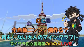 【マイクラ】何もしない大人のマインクラフト【超初心者講座の中の人LIVE】＃8