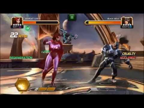 Marvel Contest of Champions Realm of Legends Black Bolt NO Perfect Block