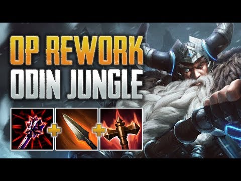 NEW ODIN VS 4 PROS! Odin Jungle Gameplay (SMITE Season 7 PTS)