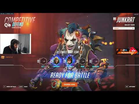 Dafran JUNKRAT COMPETITIVE Gameplay! [ OVERWATCH VOD Replays ]