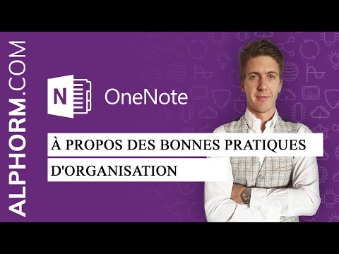 OneNote 2016 Prise de notes professionnelles | À propos des bonnes pratiques d organisation