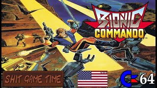 SHIT GAME TIME: BIONIC COMMANDO (C64 - USA Version - Contains Swearing!)