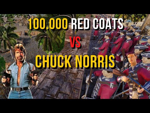 Chuck Norris vs 100.000 Red Coats - Ultimate epic battle simulator 2 | UEBS2