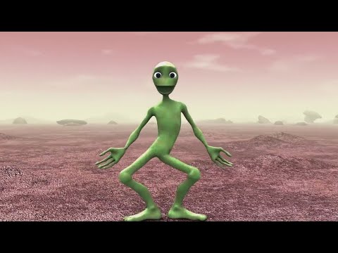 YENİ RENKLİ YEŞİL UZAYLI DANSI YENİ ŞARKISIYLA / AKIM DAME TU COSİTA #aliendance #dametucosita