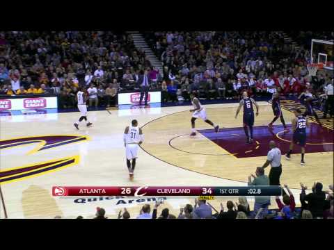 LeBron James Highlights Hawks vs. Cavaliers 12.17.2014 - 21 Points, 2 Assists