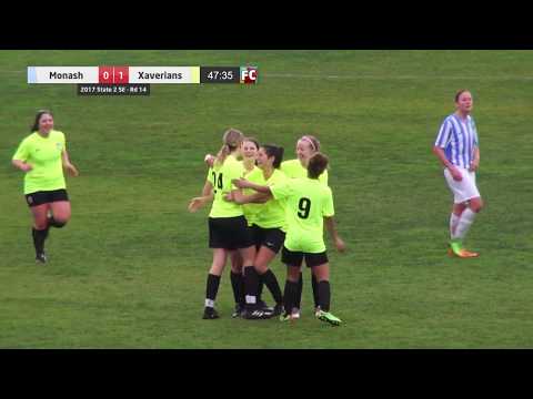 2017 FFV Women's 2 SE - Rd 12 - Monash University v Old Xaverians