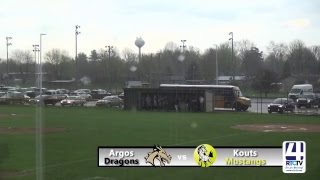 Argos Boys Baseball vs Kouts Mustangs
