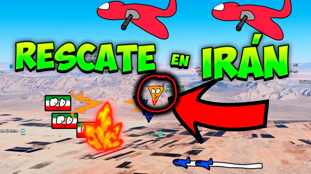 Así ha sido el RESCATE del PILOTO de EEUU en IRÁN