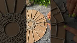 Lippan Art 😱😱😱😱😱 | Lippan Art with Mirror work #shorts #trending