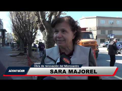 Marcos Juárez: Se inició la obra de la remodelación de la zona del centro. La palabra de Majorel