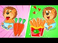 Yes Yes Stay Healthy For Baby Best Parenting Life Hacks Lion Family Cartoon For Kids