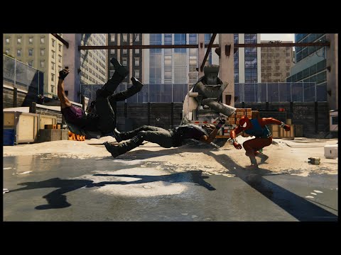 Spider-Man PS4 x148 Combo | Ultimate Difficulty | Fisk Hideout (Scarlet Spider Suit)