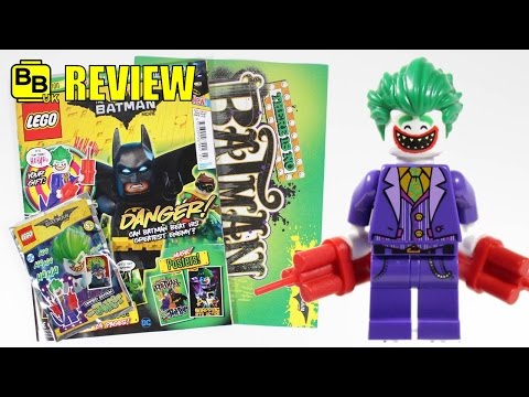 LEGO BATMAN MOVIE ISSUE 2 MAGAZINE JOKER MINIFIGURE REVIEW Video