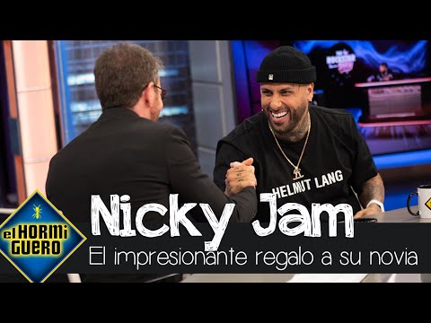 El motivo por el que Nicky Jam hizo un impresionante regalo a su novia - El Hormiguero