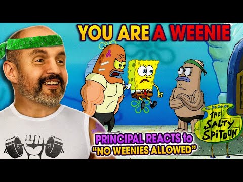 School Principal Reacts to SpongeBob SquarePants S3E8 - "No Weenies Allowed" Reaction Video