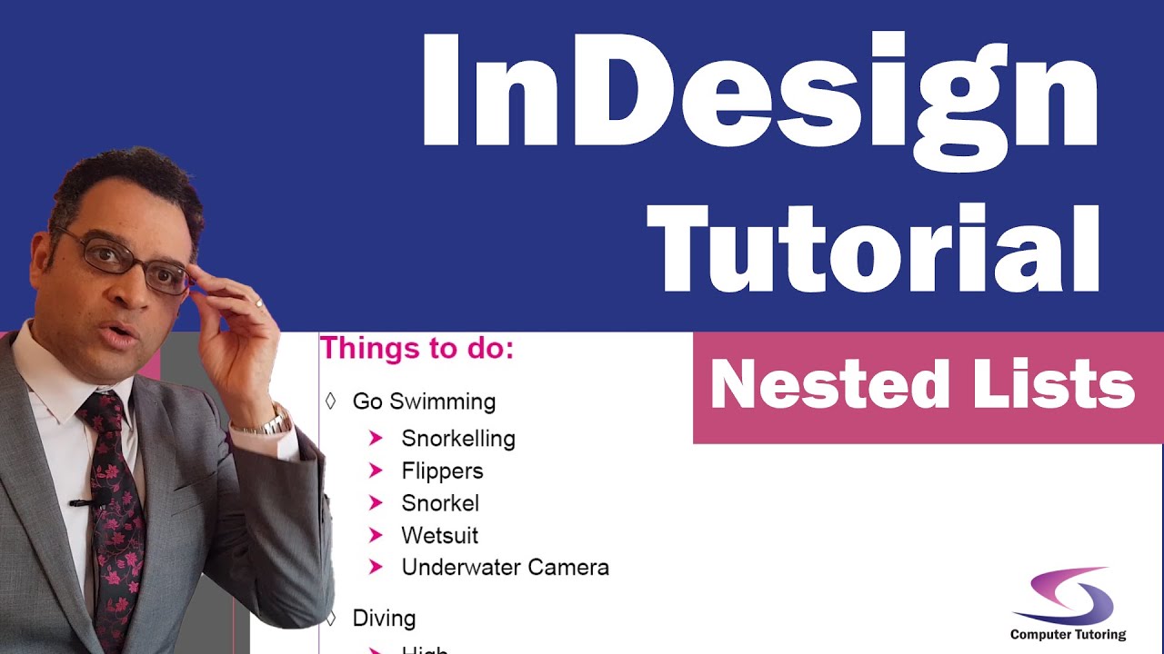 InDesign Tutorial: Nested Lists