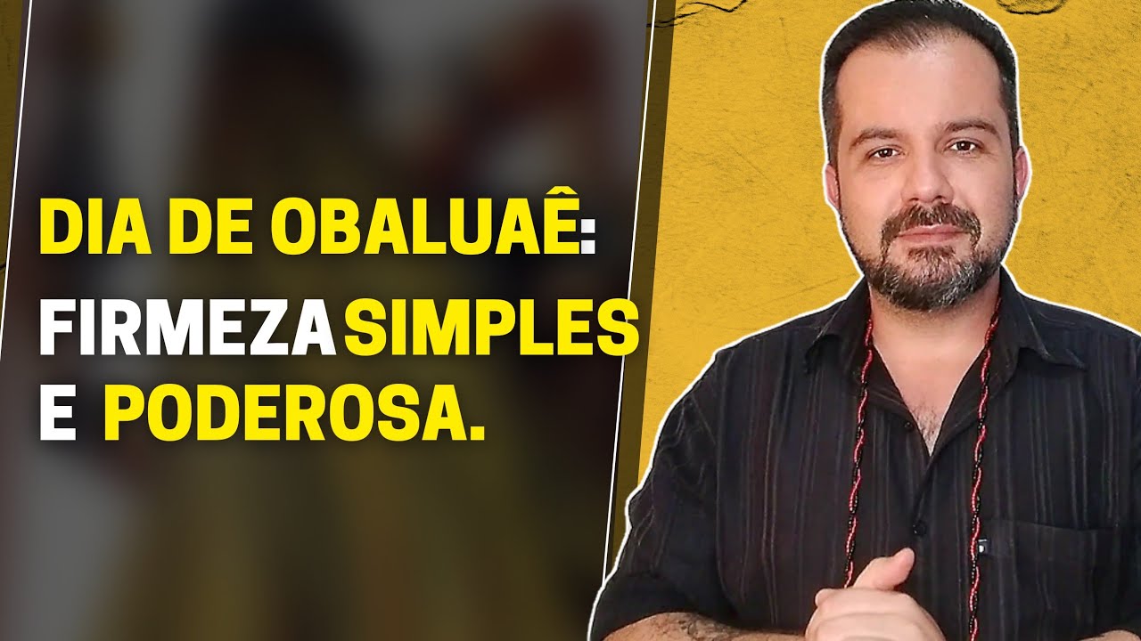 DIA DE OBALUAÊ: APRENDA A FAZER UMA FIRMEZA SIMPLES E PODEROSA PARA ESTE ORIXÁ.