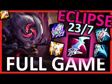 AD Shaco ECLIPSE goes 23/7 with strategic decision making - S13 OTP SHACO FULL GAME