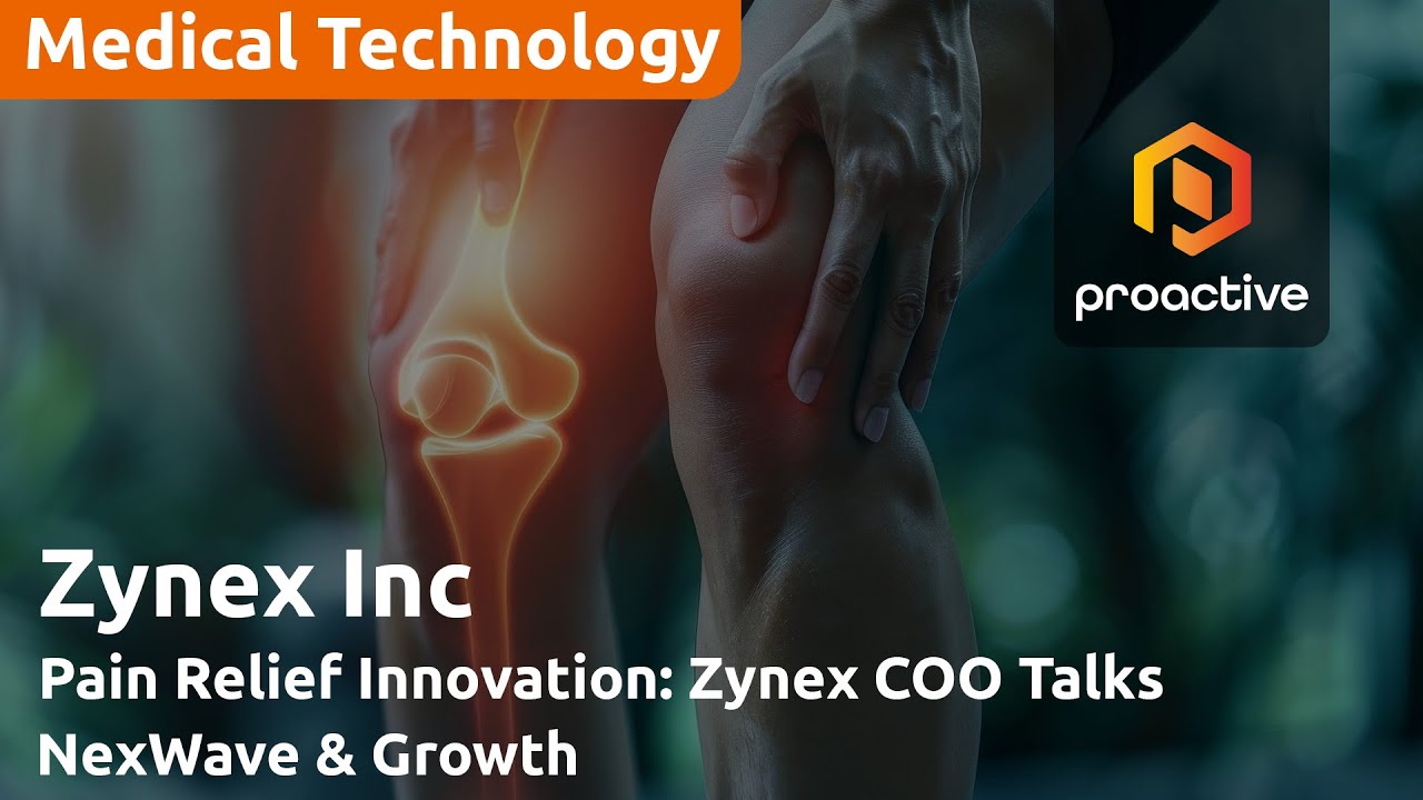 Zynex Medical COO discusses expanding role in non-opioid pain management