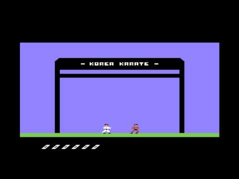 Lukozer Retro Game Review 068 - Korea Karate - Commodore 64