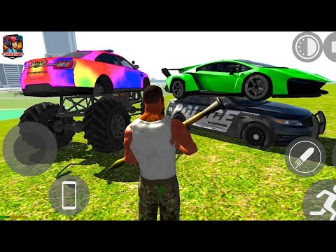 Franklin Attack On US Police Station With Military Tank!! Driving Monster Truck
