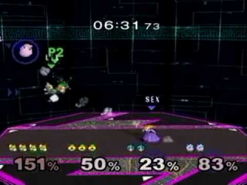 Amsah & Adam (green) vs Yuna & Fuzzyness (blue) Winners semifin 5 - Smack 3-5/04/09 -