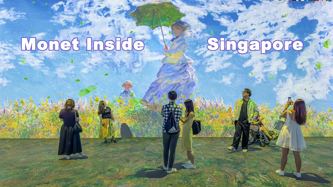 Embark on a mesmerizing journey through Monet Inside - Singapore, an immersive cosmos of radiant color and luminosity.