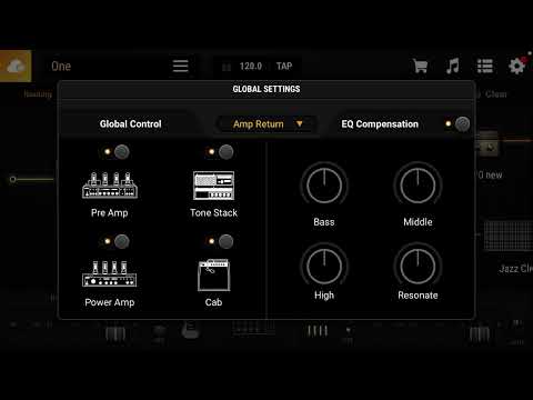 Bias FX 2 mobile settings