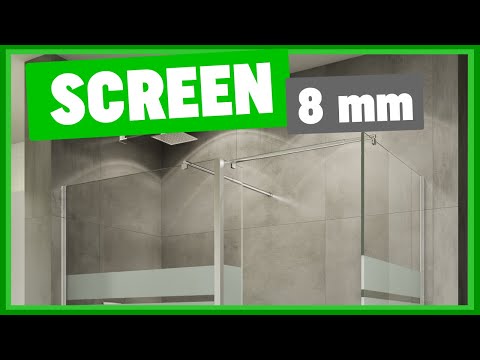 Paroi de douche Screen GME Black Chess video 1
