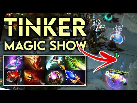 Eskobar 12 Finger Tinker Magic Show - Fast And Mesmerizing Plays Dota 2