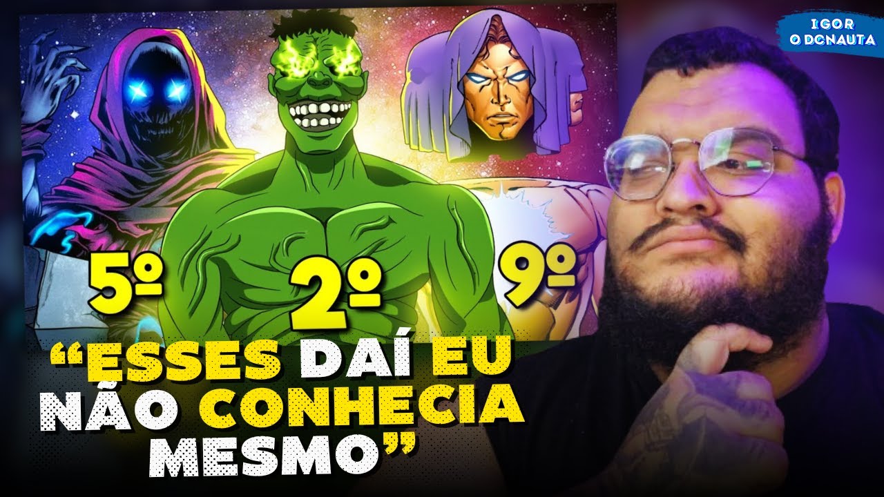 REACT - OS PERSONAGENS MAIS PODEROSOS DA MARVEL (CANAL ULTRA NERD)