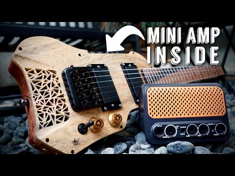 I Built a Portable Guitar with a Mini Amp Inside