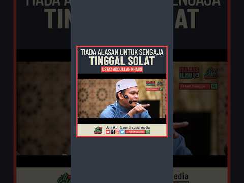 Tiada Alasan Untuk Semgaja Tinggal Solat #shopee #shopeeytdeals