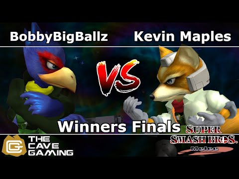 BobbyBigBallz (Falco) VS. Kevin Maples (Fox) Winners Finals - The Cave Melee Singles