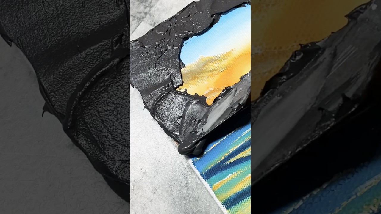 『海辺の洞窟』というタイトルです。 #posca #poscaart #ポスカ #ポスカアート #art